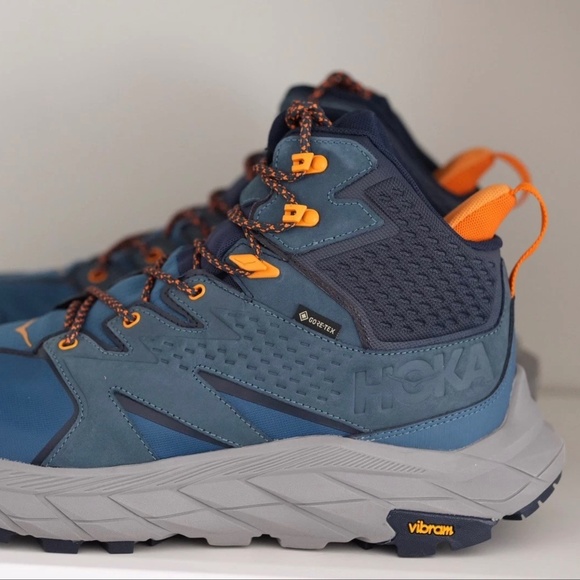 Hoka Men Anacapa Mid GTX Gore-Tex Hiking Boots Real Teal/Outer Space US 11.5 - Picture 1 of 4